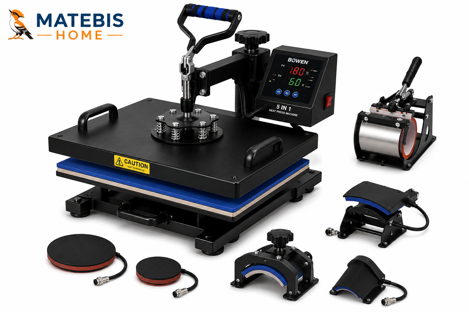 Heat Press Machine 5 in 1