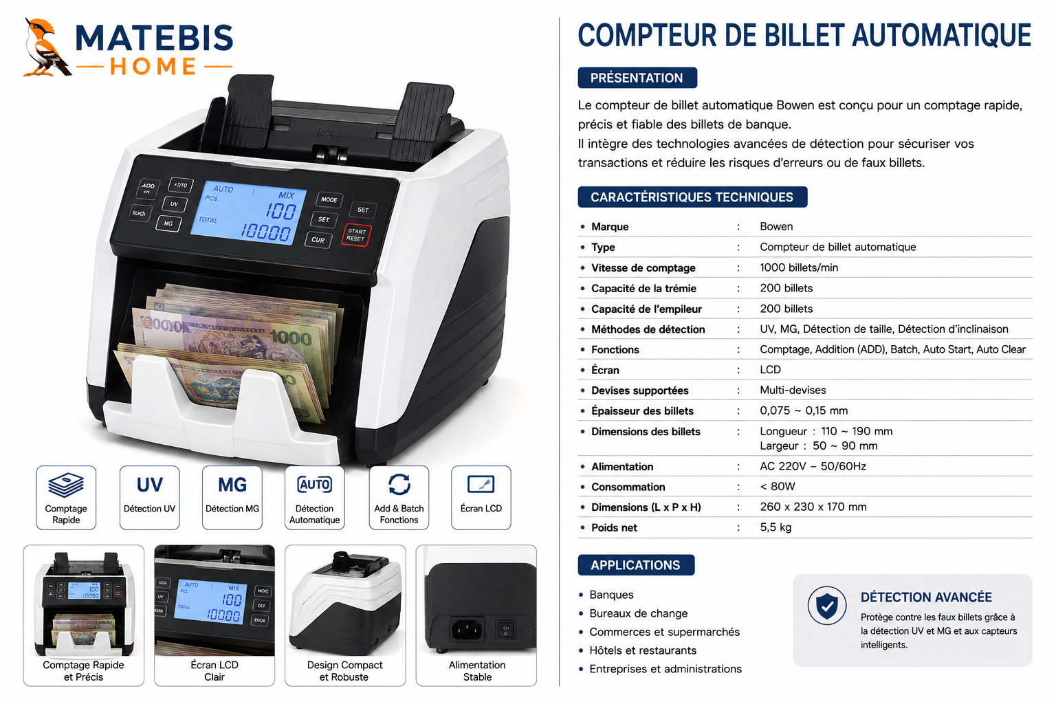 Compteur de Billet Automatique miniature 2