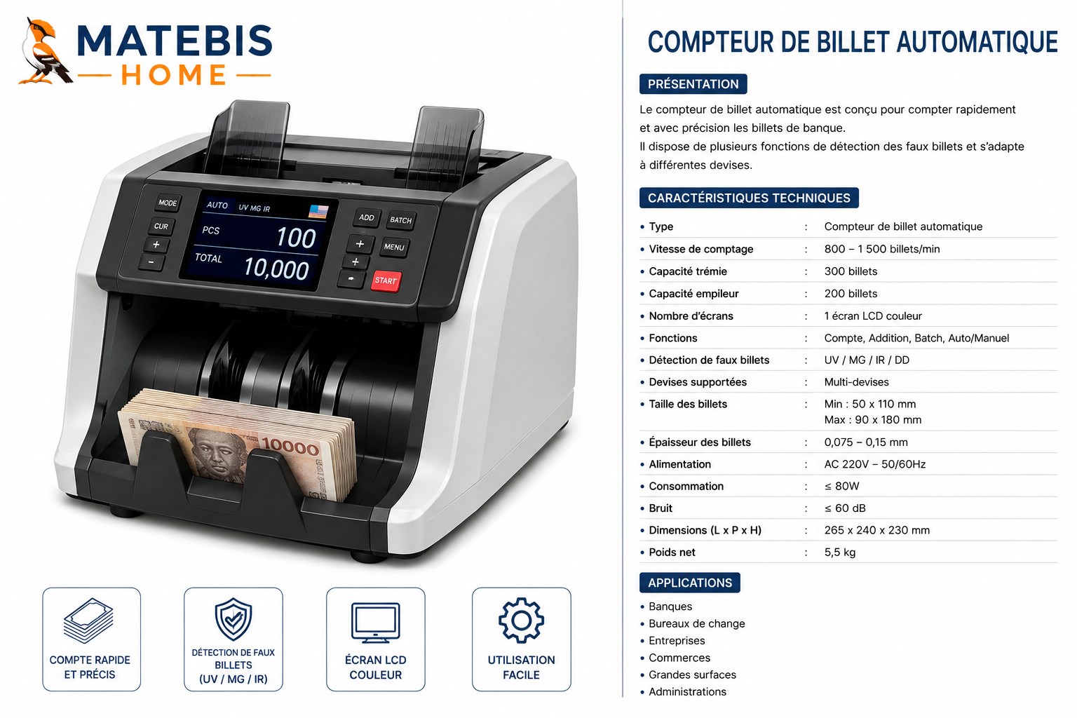 Compteur de Billet Automatique miniature 3