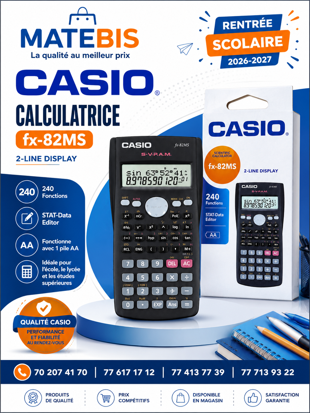 Machine calculatrice CASIO PM