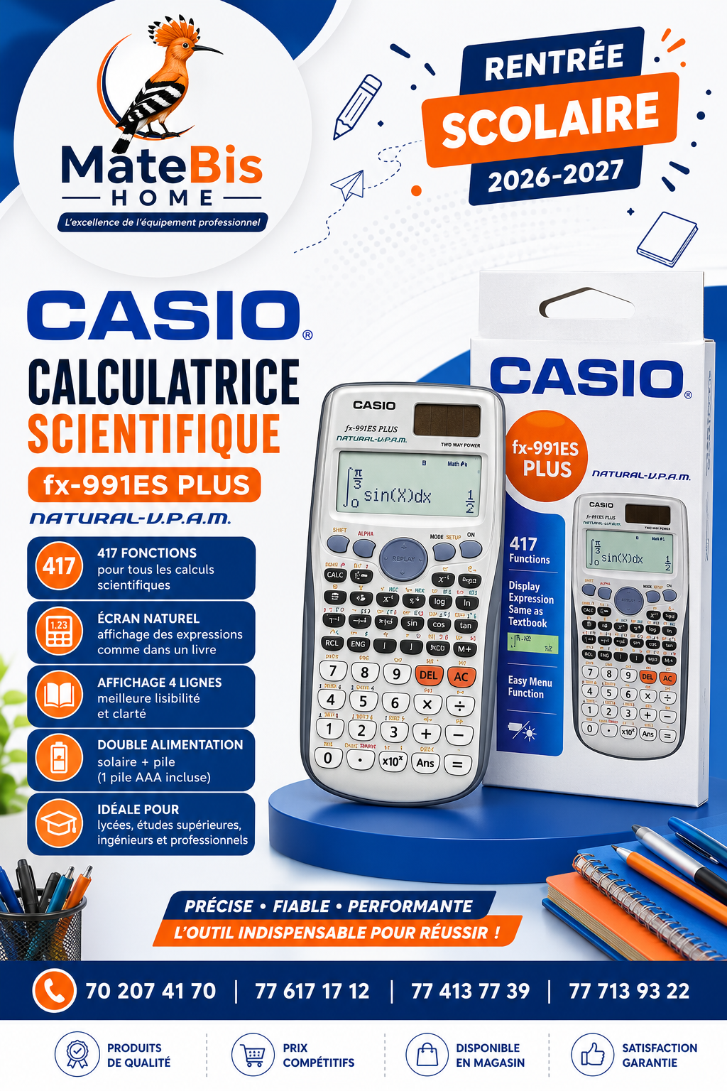 Machine Calculatrice CASIO GM