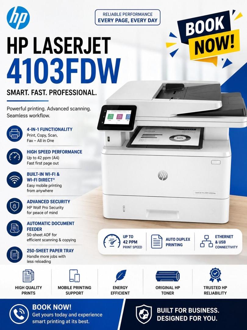 HP LASERJET  4103 FDW 