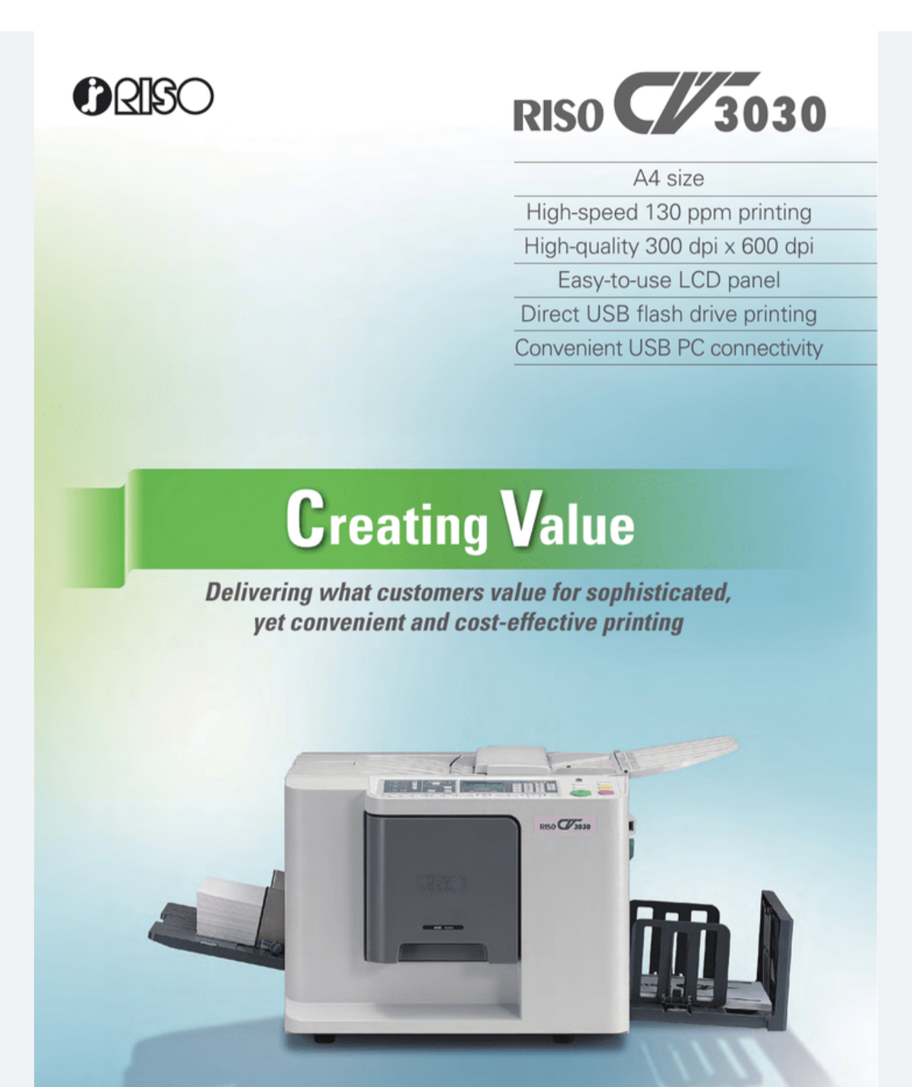 Riso cv3030 miniature 4