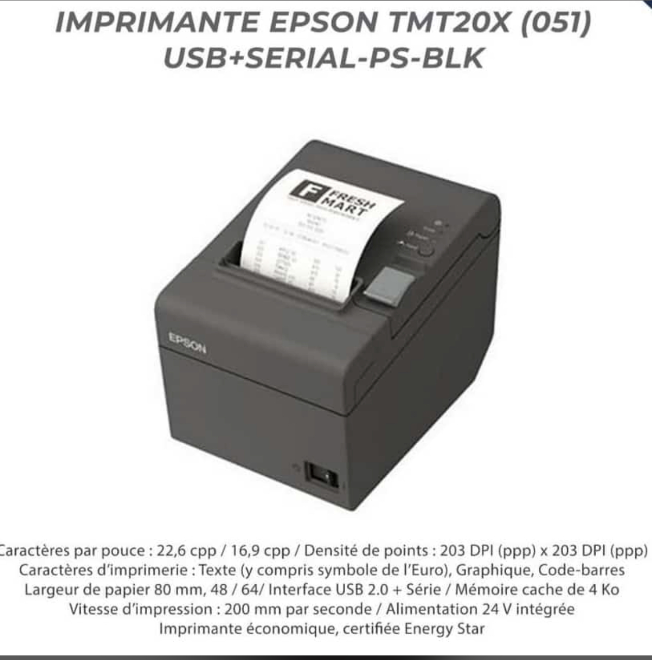Epson tiket de caisse tmt 20x miniature 2